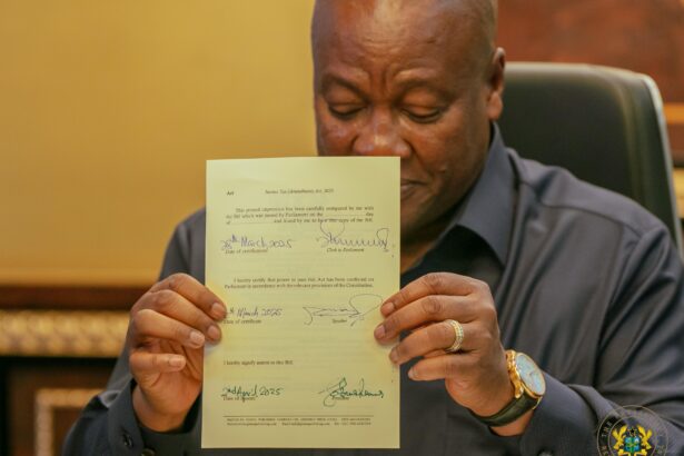 President John Mahama Signed Bills to Abolish E-Levy, Betting Tax, and Emissions Tax