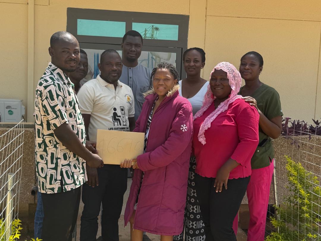 Zuarungu NMTC Alumni donates GH₵6,670 to support student Dephine Kafela Baduweh battling End-Stage Kidney Disease, showcasing unity and compassion among alumni.