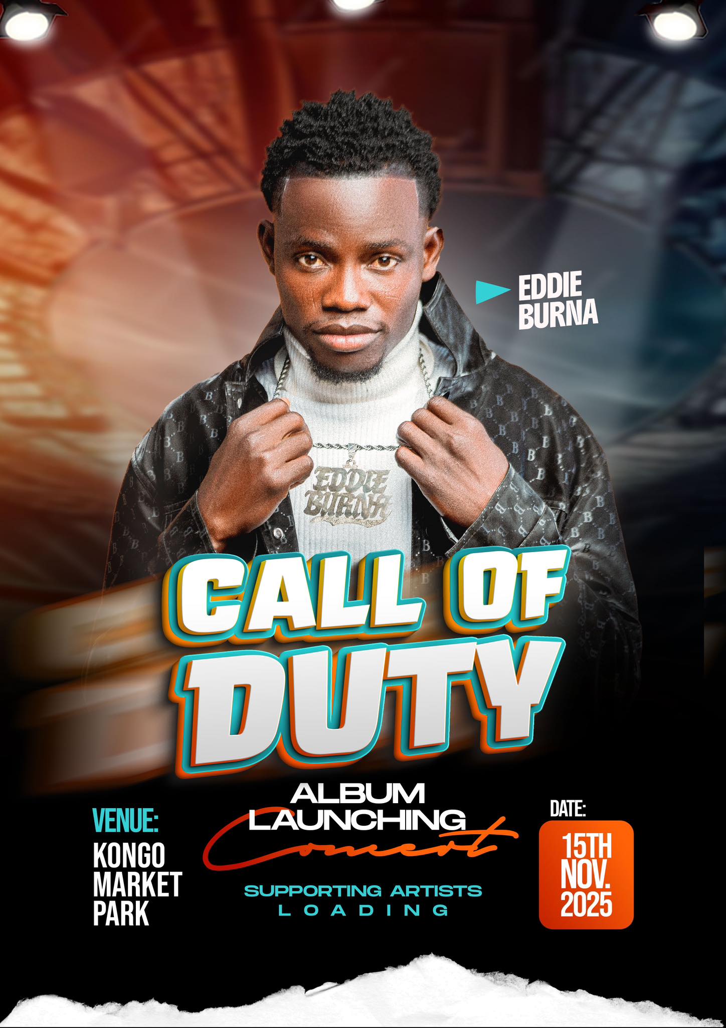 Eddie Burna Announces Launch Date For His First Debut Album Call of Duty